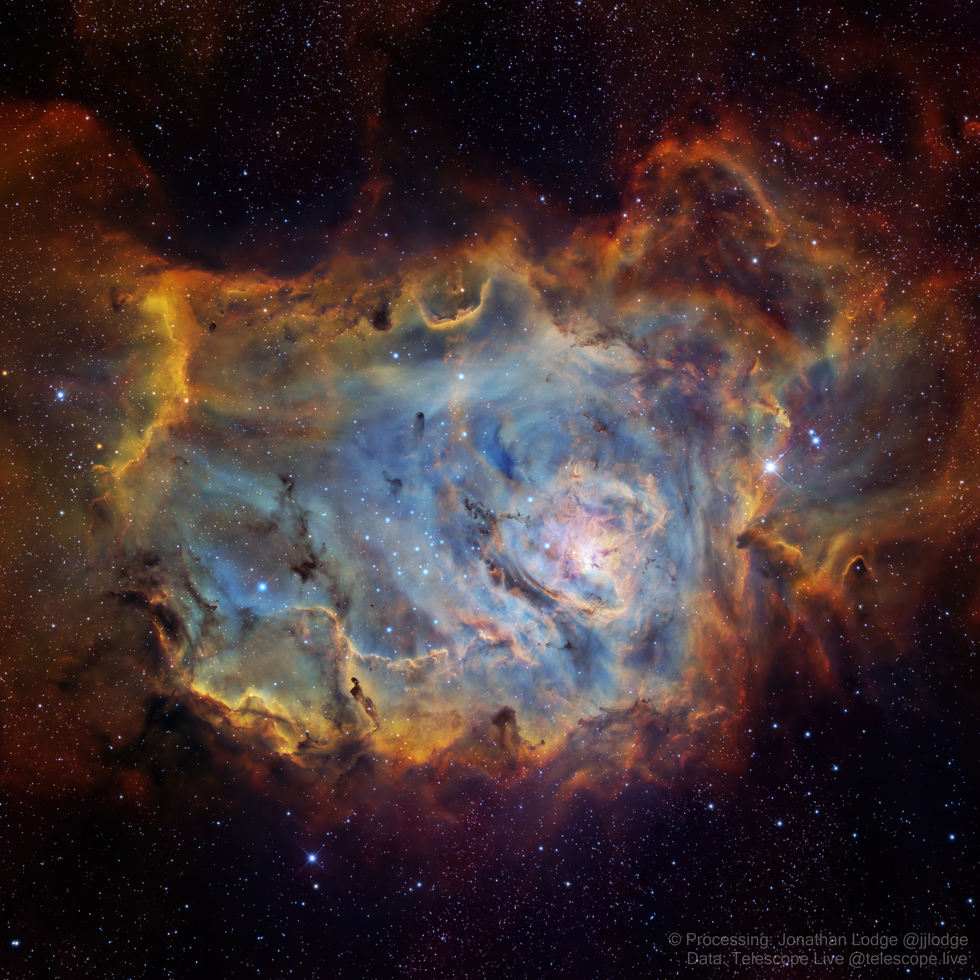 THE LAGOON NEBULA | Telescope Live